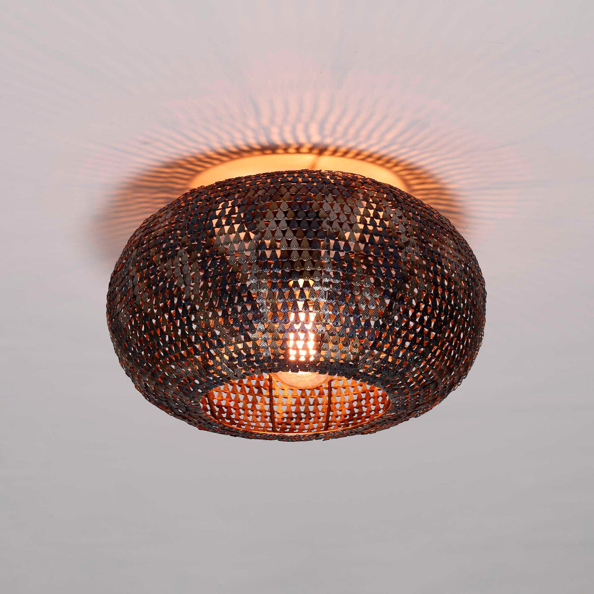 Fraaai - Armin plafondlamp Ø40 cm - zwart bruin