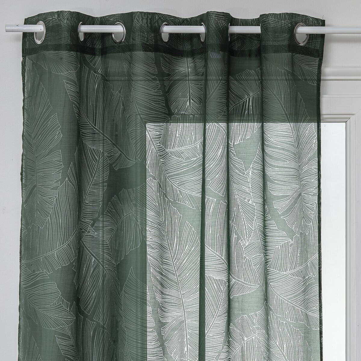 Sheer curtain "Devo" Cedar green, 140x240 cm