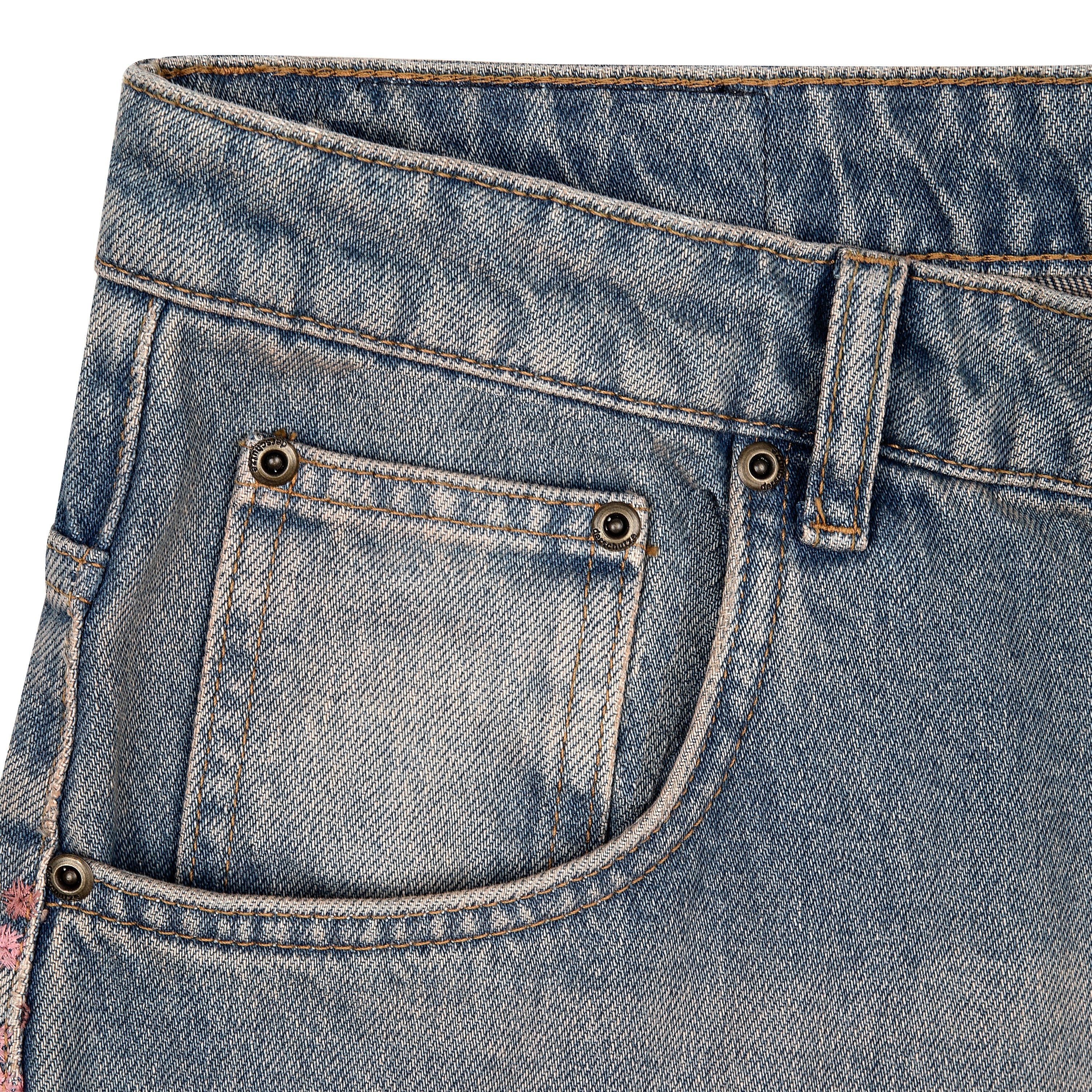 "blossom v2" patchwork Denim light blue