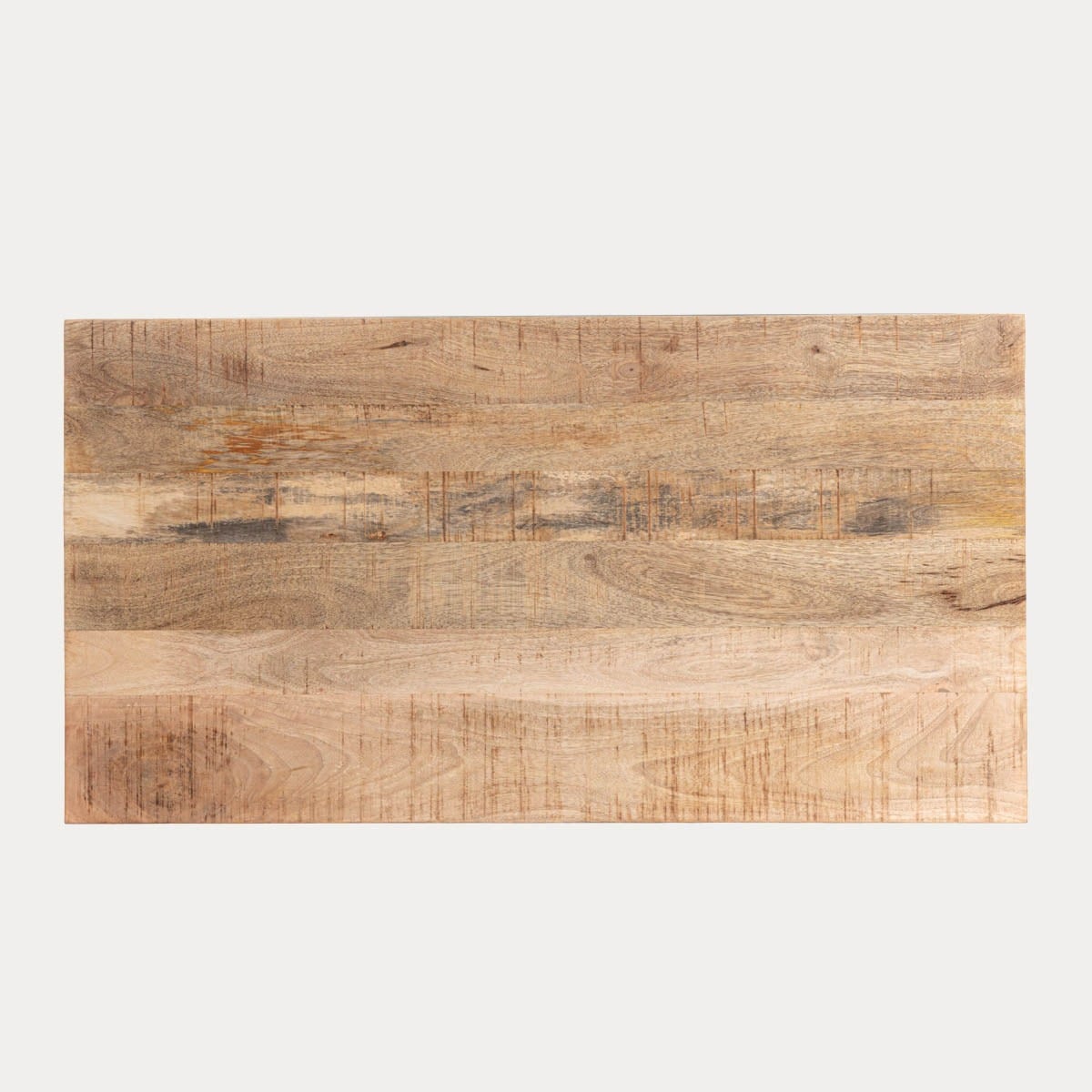 Zestaw stolików kawowych MAYA lite drewno mango + metal 110x60x45 cm/50x50x40cm