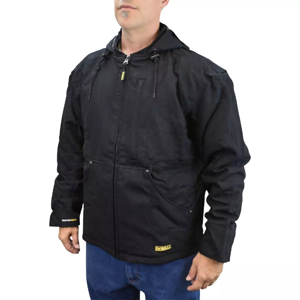 DEWALT Men's Black Heated Coat Kit, M
