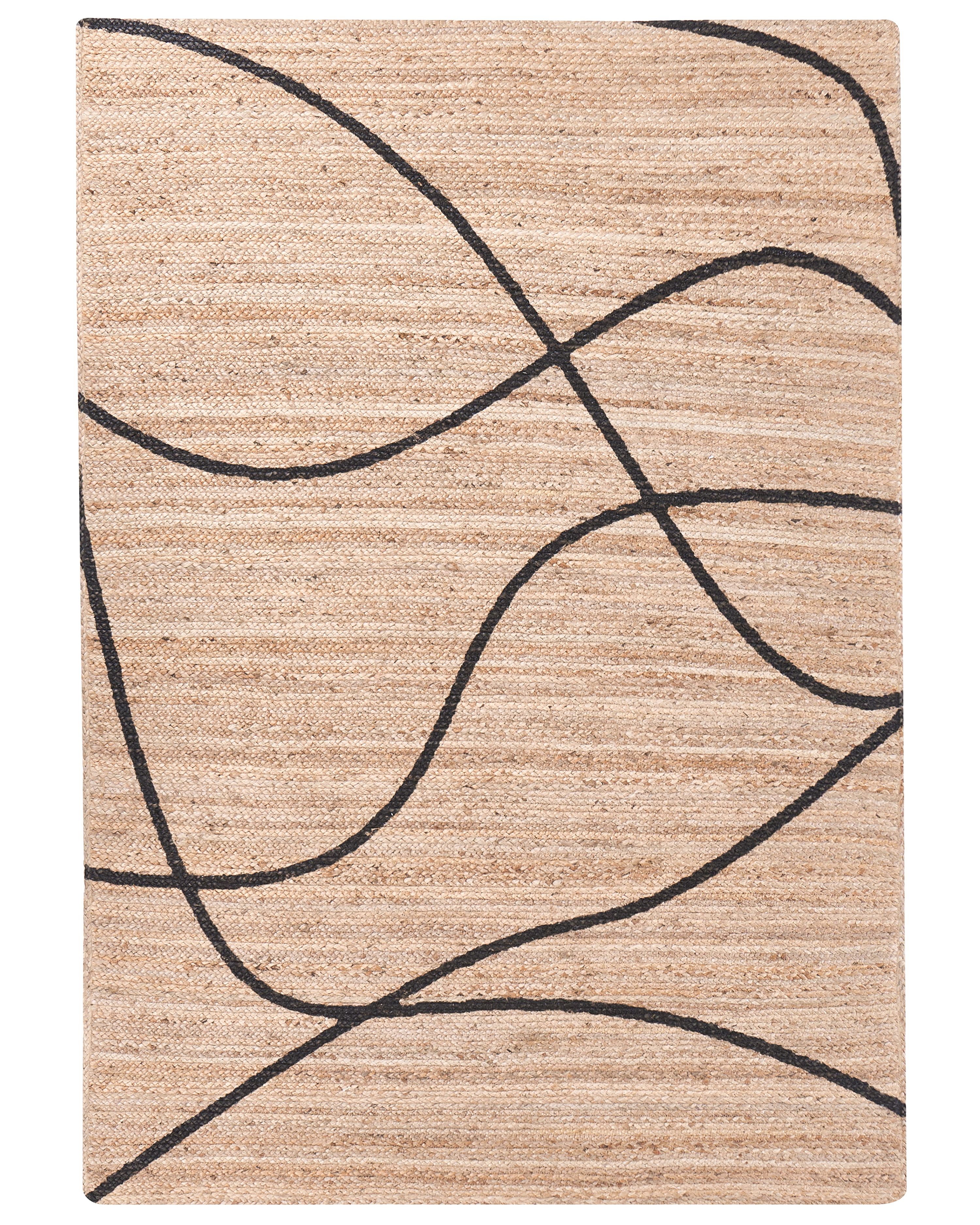 Rug GHOTA Beige 160 x 230 cm Jute