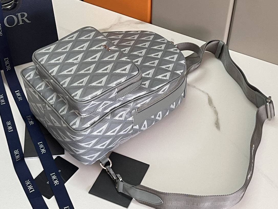 Mini Rider Sling Bag Black/Grey For Women‎ 12.5 in/ 32 cm CD 1ESBO038CDP_H43E1:1High-quality replica