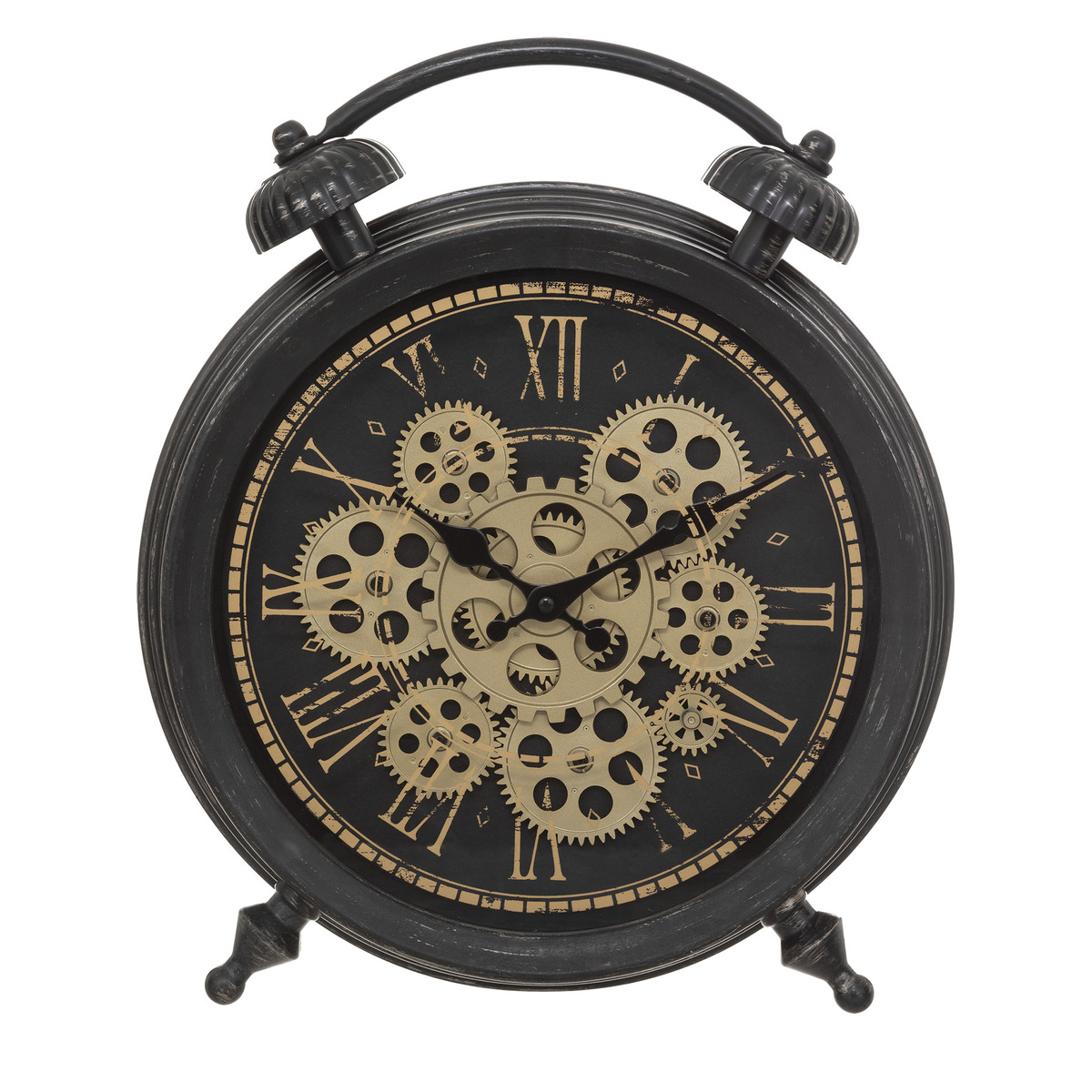 Desk clock "Will" Black, H.41 cm