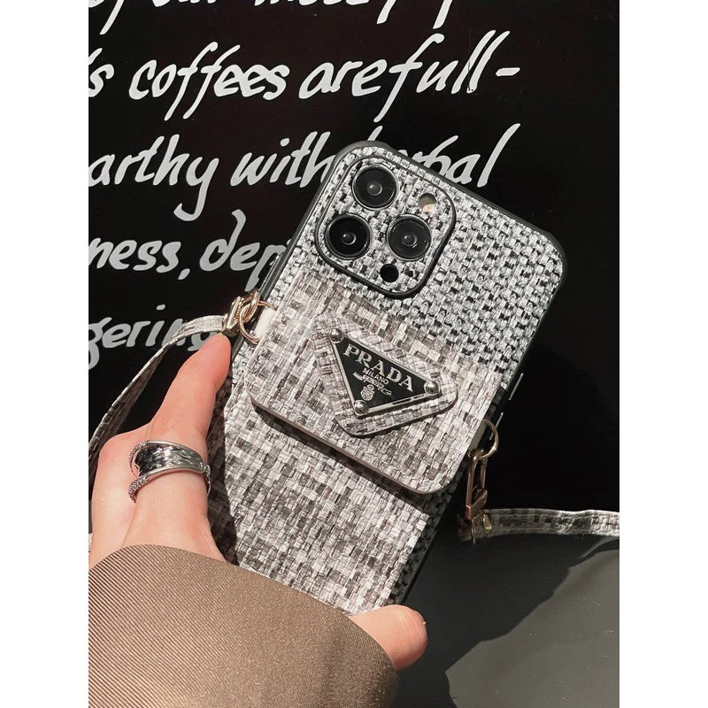 Pra Weave Card Bag Crossbody iPhone Case - Wholesale & Influencer