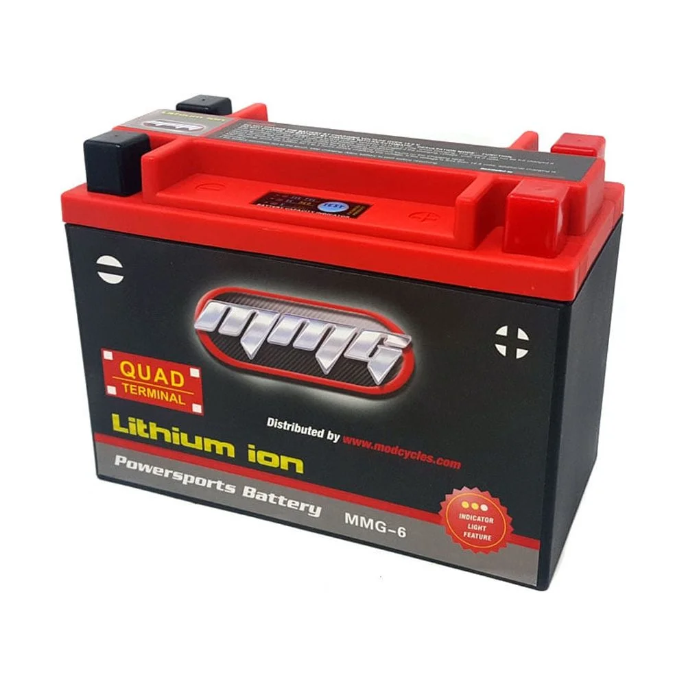 MMG Sealed Lithium Ion Battery - 420 CCA - Replacement for HVT-4 designed for V-Twin Motorcycles HD (MMG6)