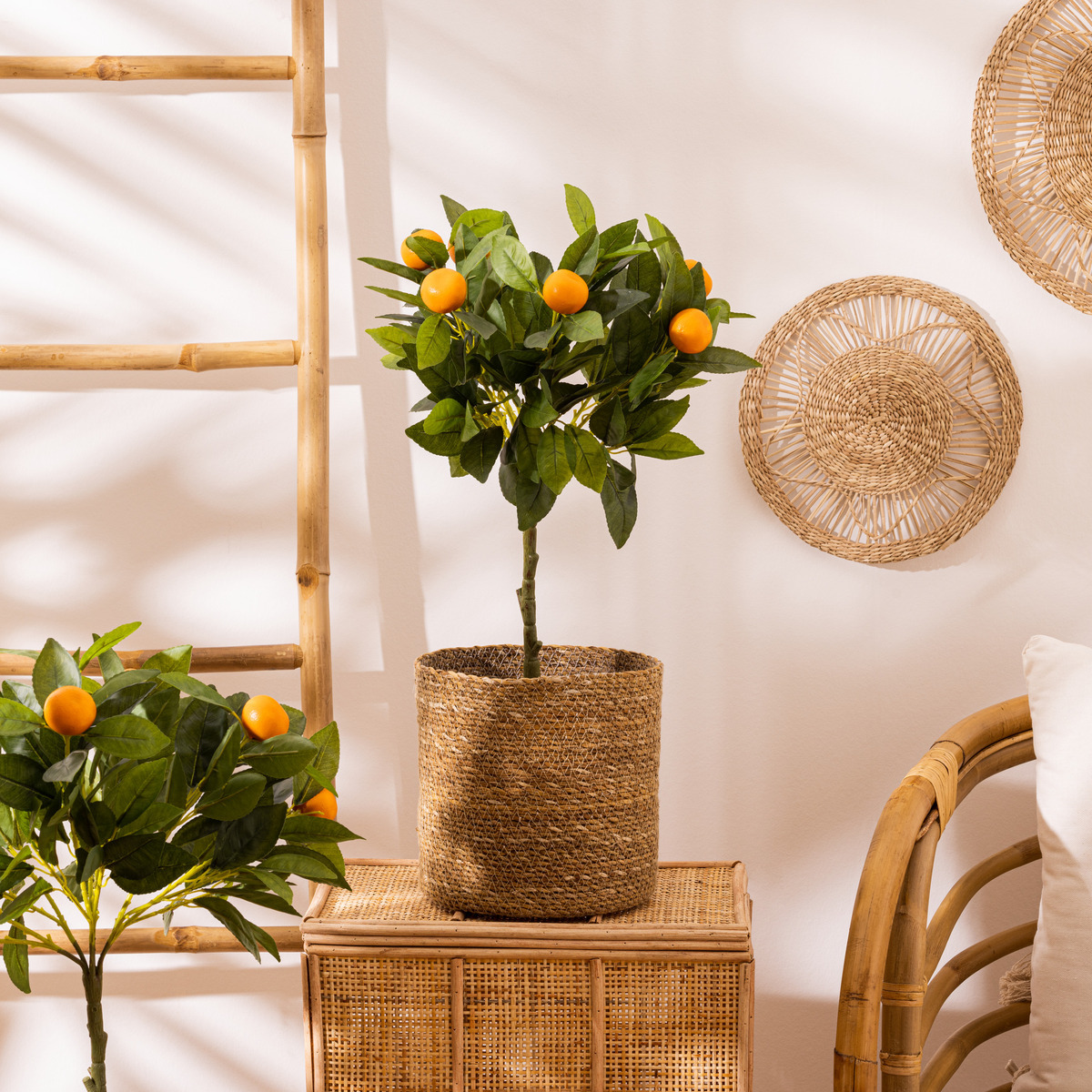 Set of 4 baskets Reed