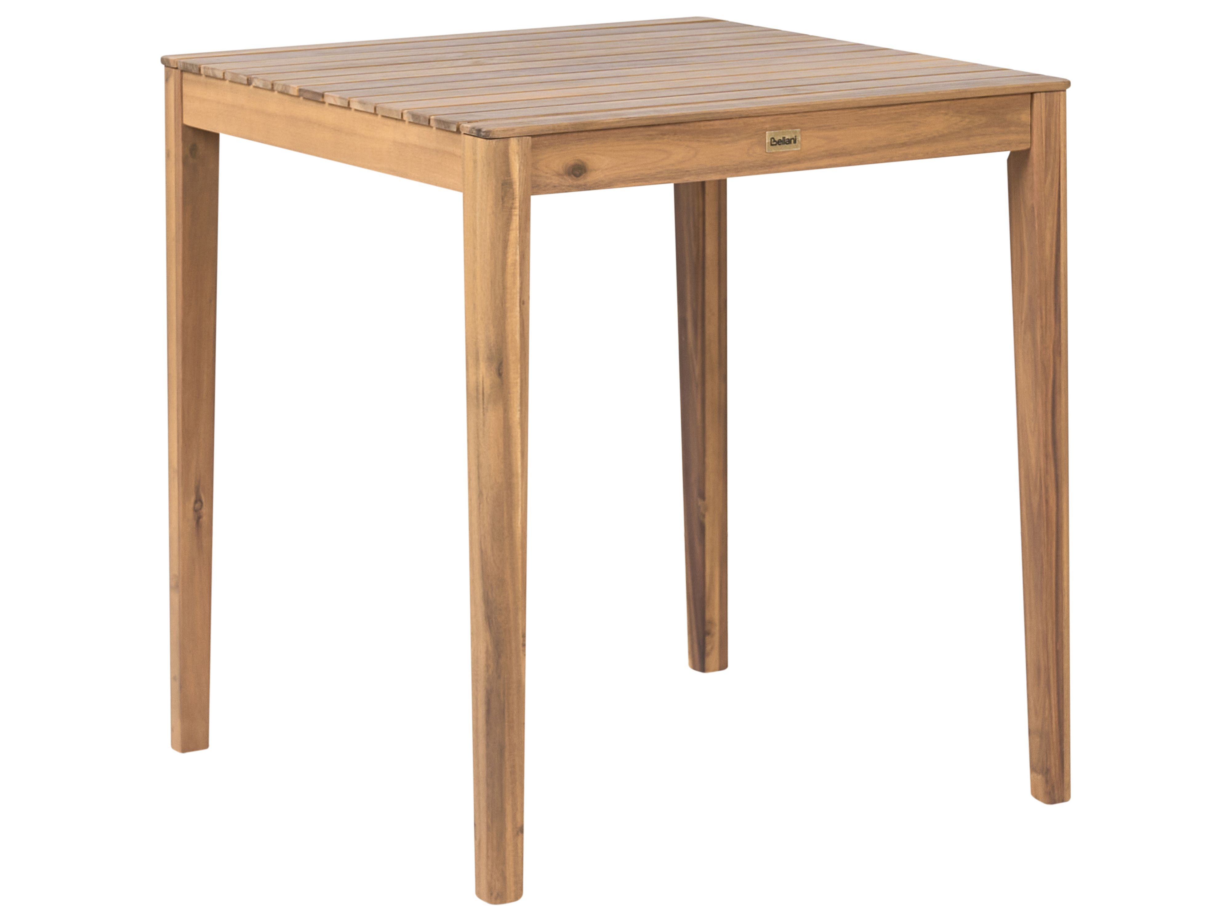 Bistro Table CHIOGGIA 70 cm 70 cm Certified Acacia Wood Light Brown