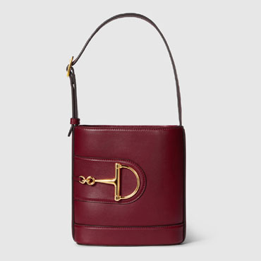 Gucci 73 mini bucket bag in Rosso Ancora red 833665