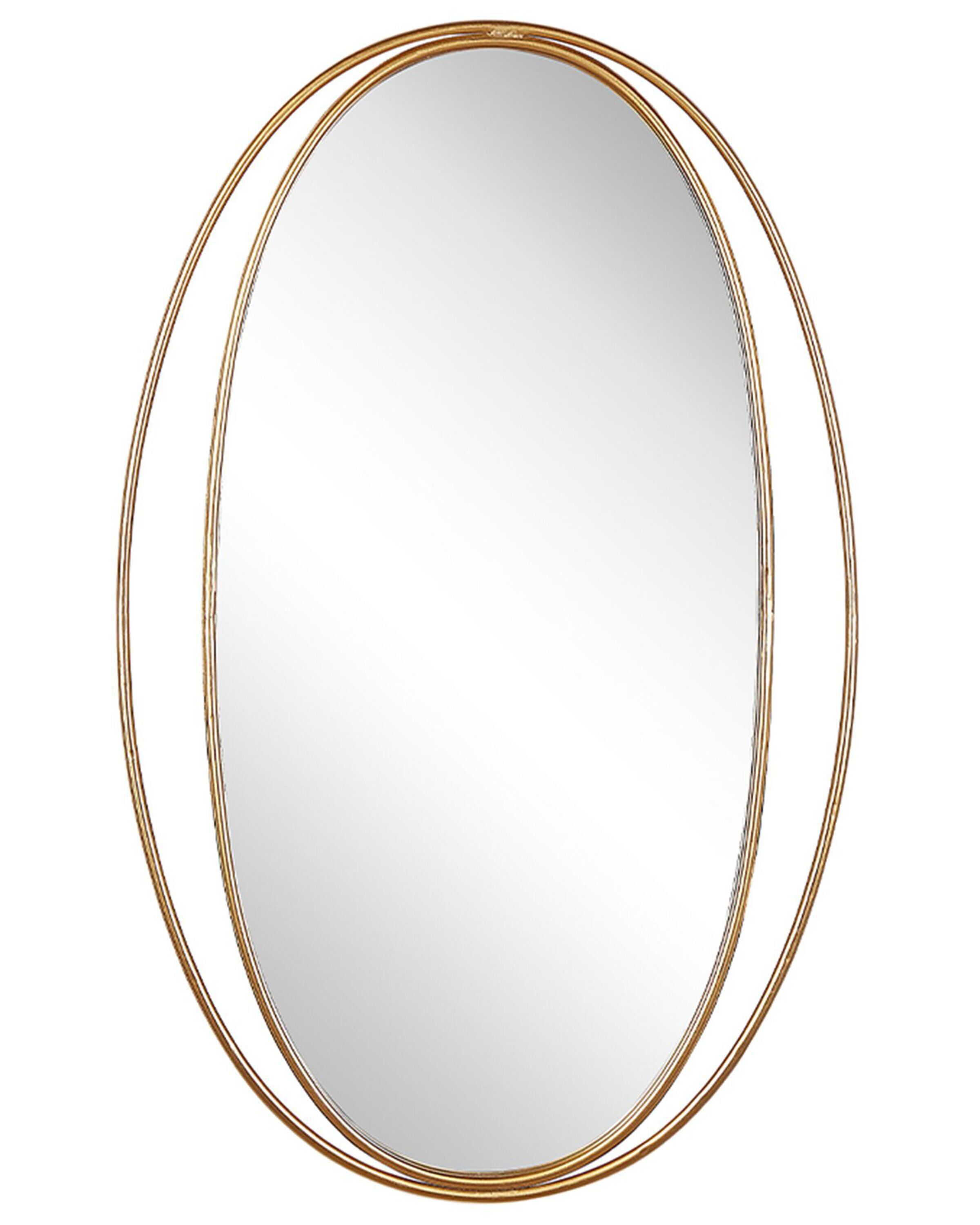Wall Mirror BESSON 55 cm 90 cm Metal Gold