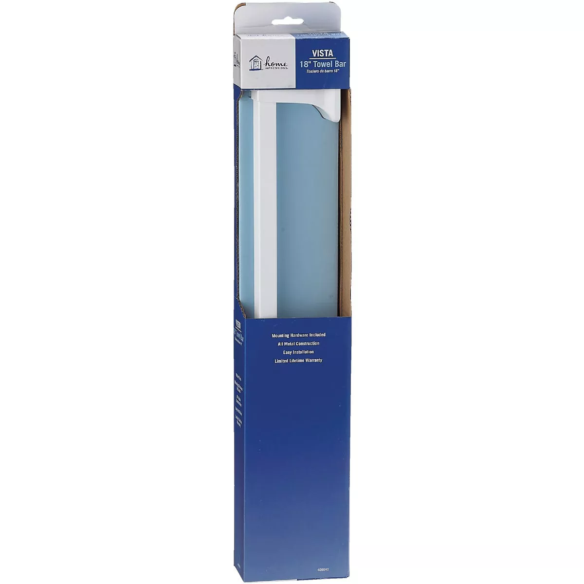 Home Impressions Vista 18 In. White Towel Bar
