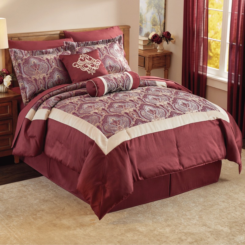 Harrison 10-Piece Bed Set and Window Treatments - MIDNIGHT VELVET CATALOG