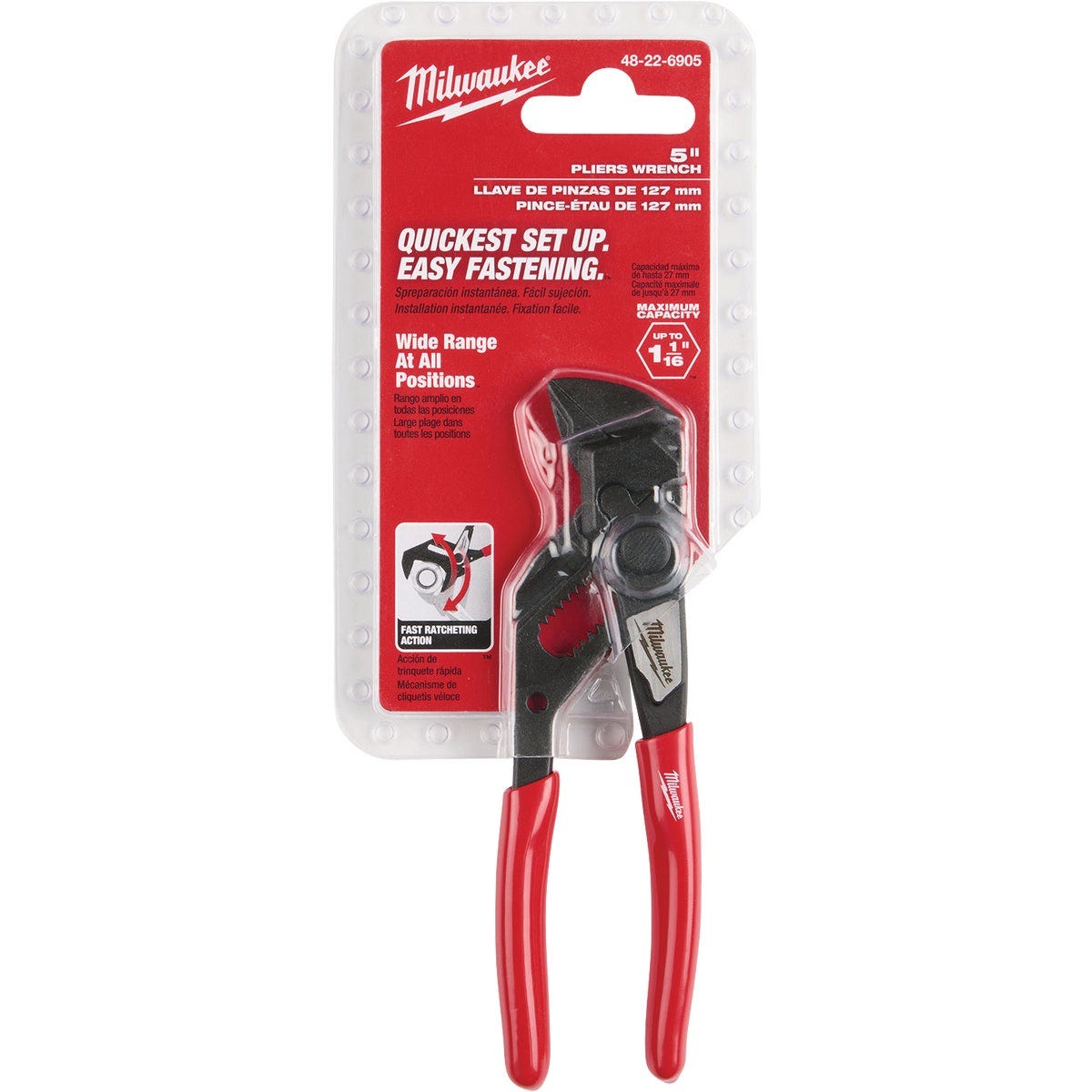 Milwaukee 5 In. Pliers Wrench