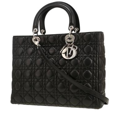 Dior Top Handle Dior Jolie mini handbag in white leather cannage1:1High-quality replica