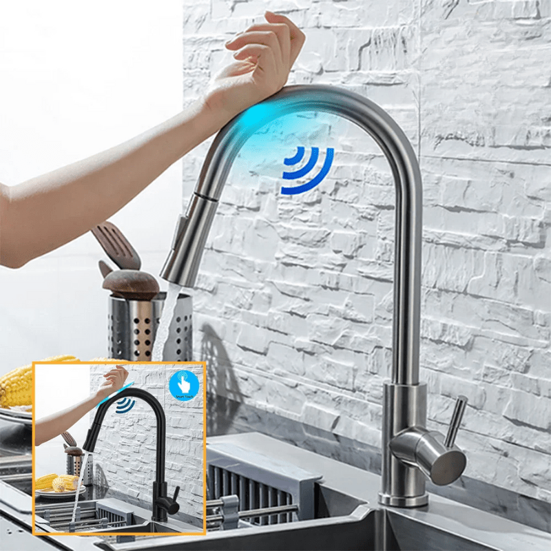 SmartNickelFlow | High-Tech Keukenkraan voor Modern Comfort