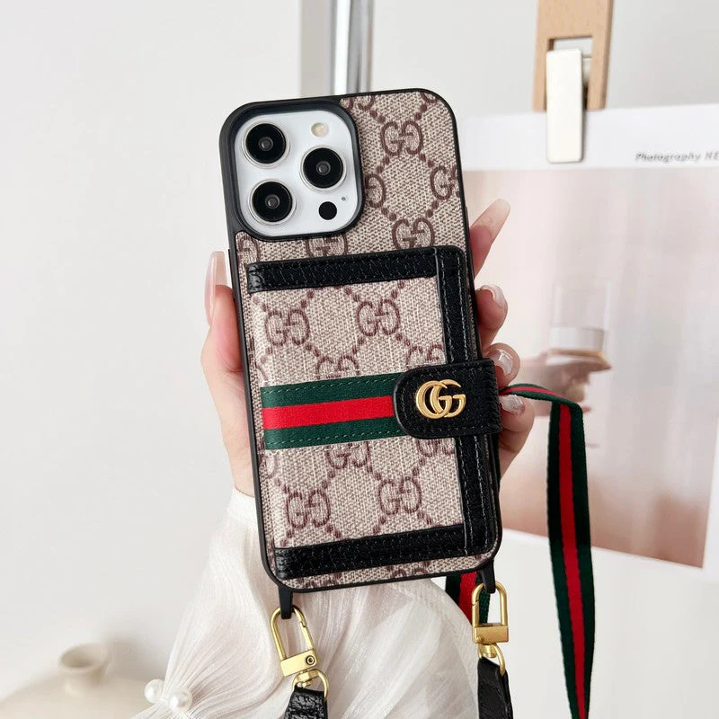 GG Card Bag Chain Classic iPhone Case - Wholesale & Influencer