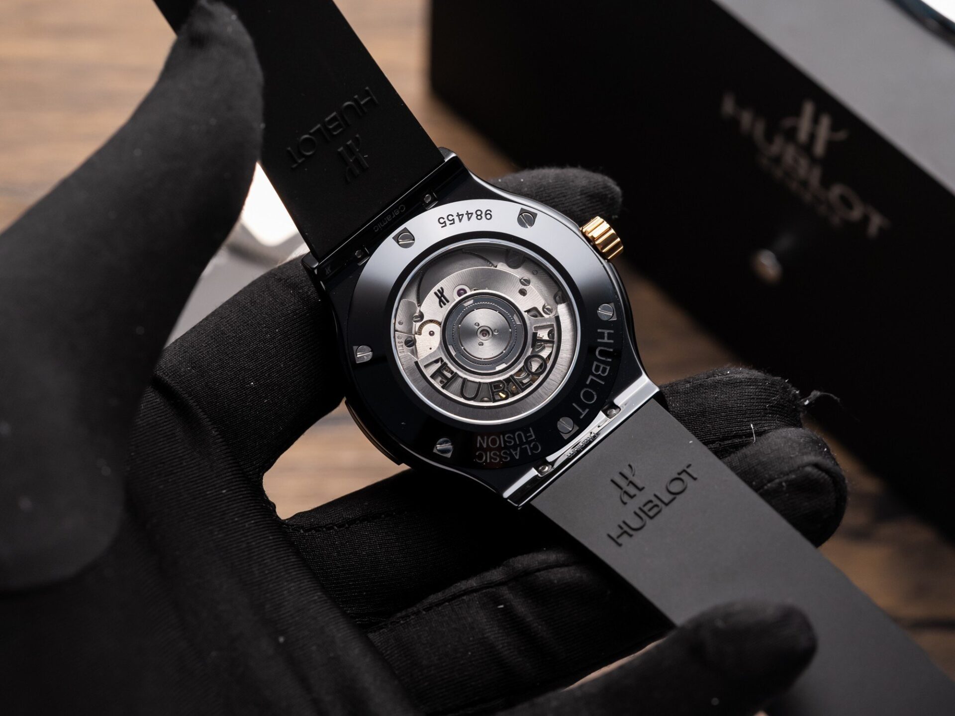 Hublot Replica Watch Ceramic Demi Rose Rubber Strap 42mm - Top club