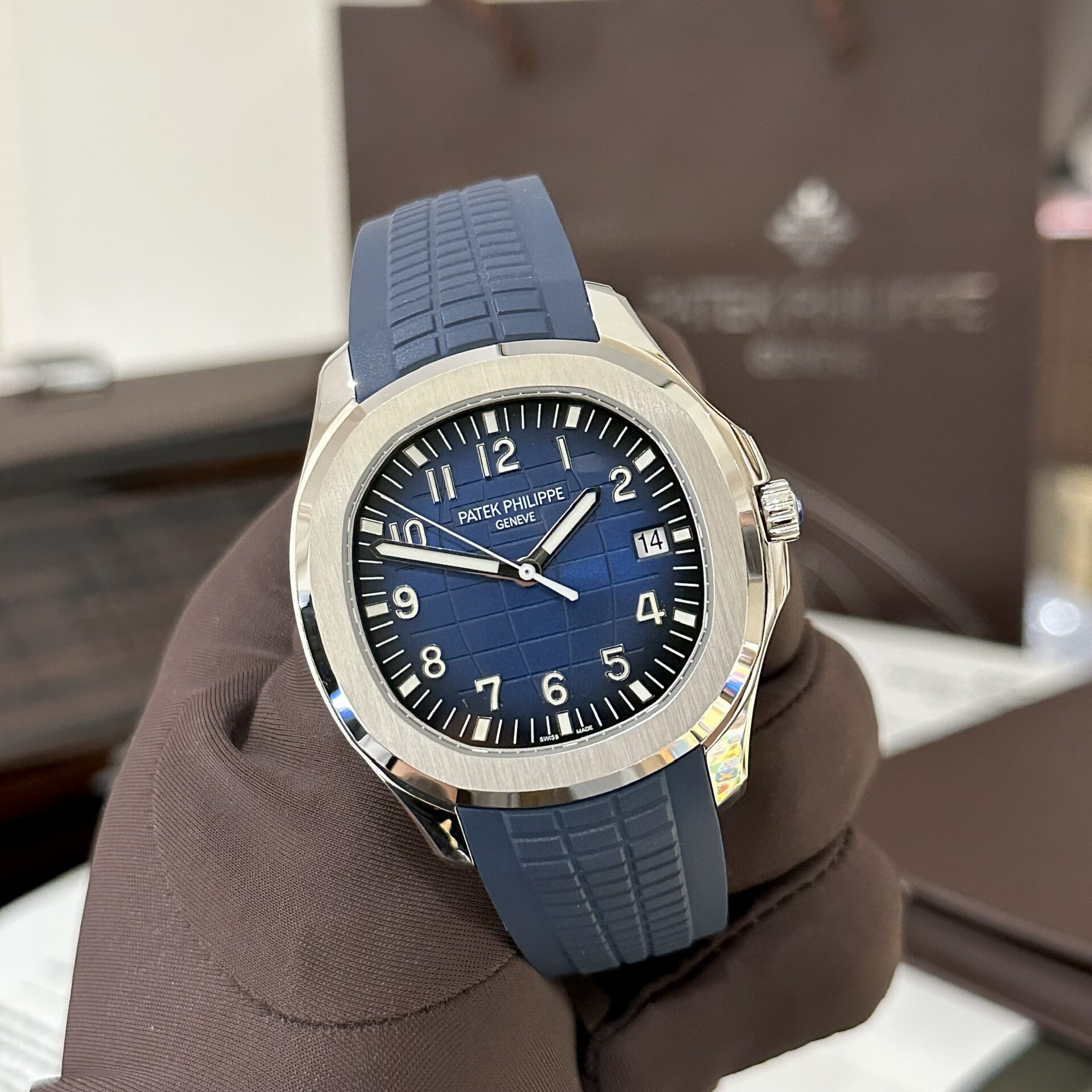Patek Philippe Aquanaut 5167 Replica 1:1 Watch Blue 3K Factory 40mm - Top club