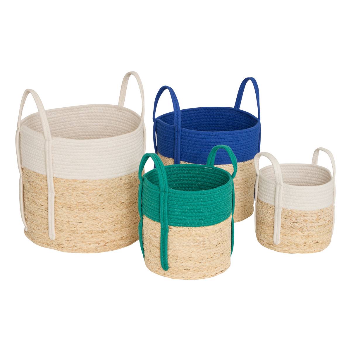 Set of 4 "Modern" Baskets 34x33 cm