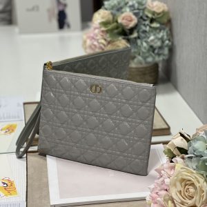 Large Caro Daily Pouch Black/Grey/Brown For Women 12in/30cm S5086UWHC_M9001:1High-quality replica