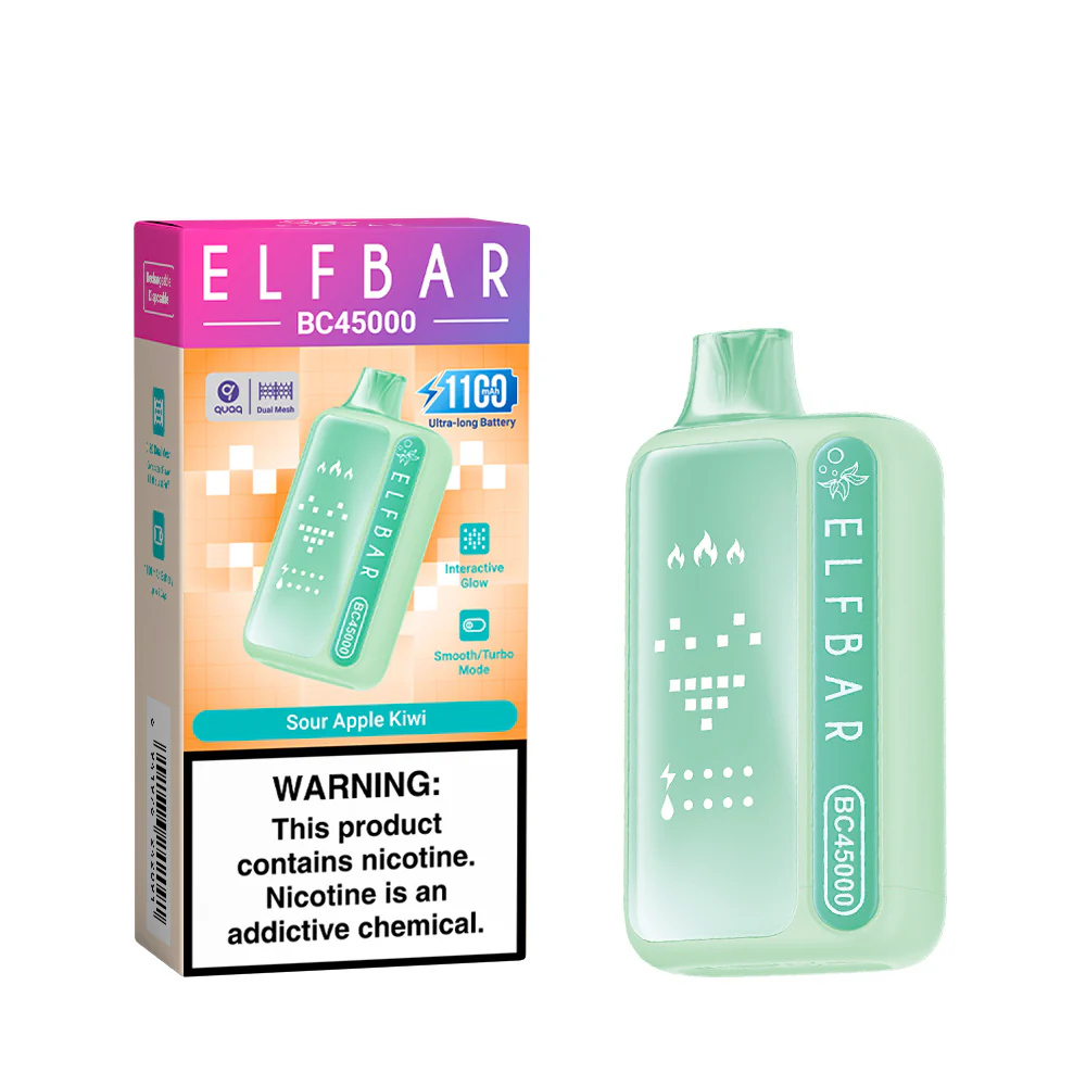 ELFBAR BC45000 ładowalny jednorazowy e-papieros (wszystkie smaki)