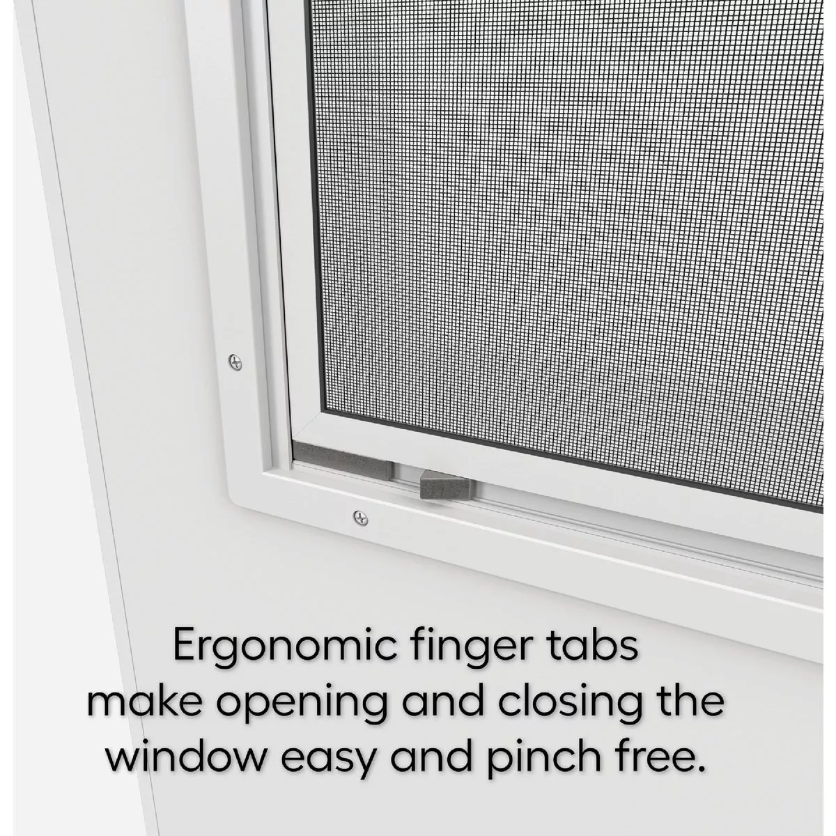 Larson 36 In. W x 80 In. H x 1 In. Thick White Self-Storing Vinyl Storm Door
