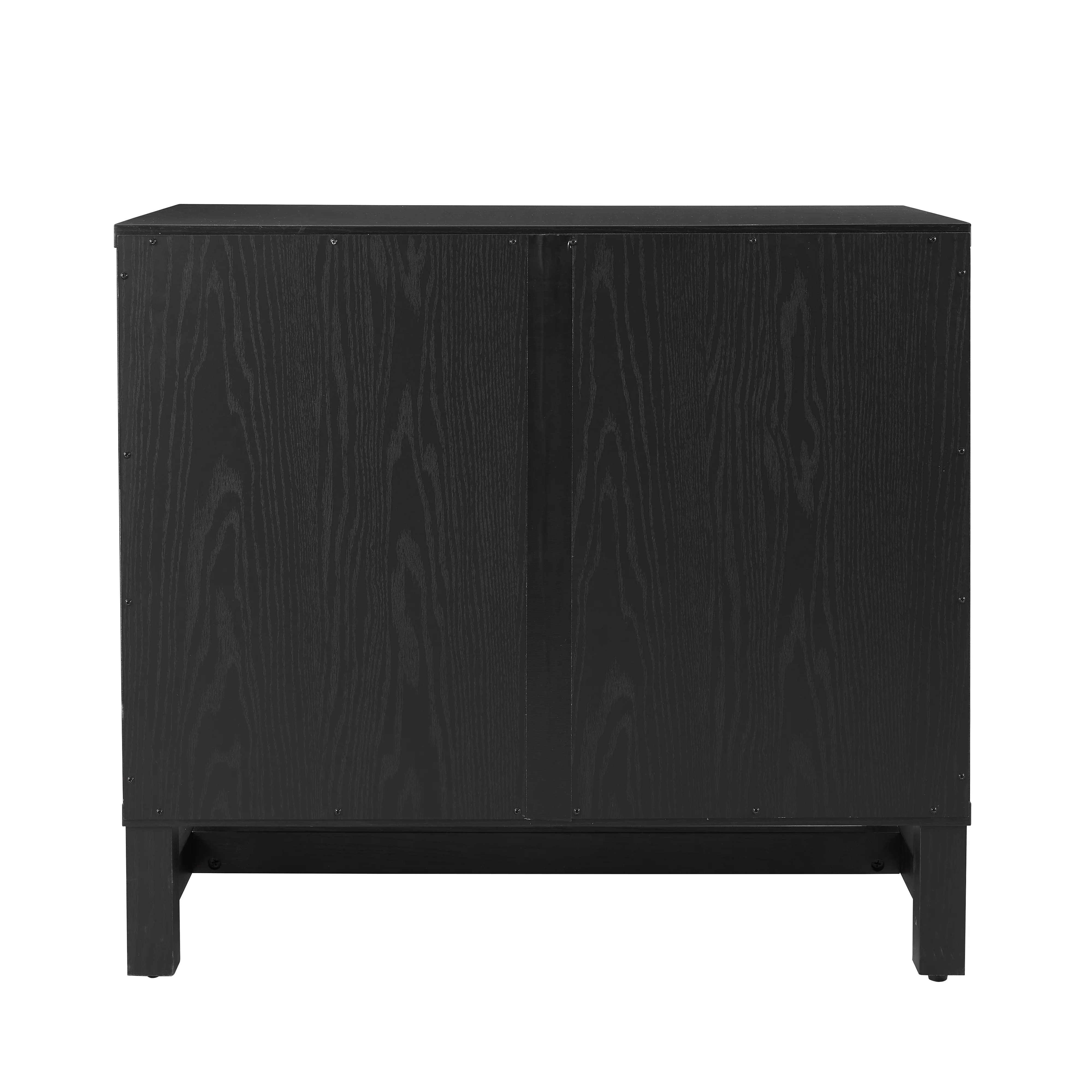Better Homes & Gardens Juliet Arch Door Kitchen Console, Black Finish - Image 4