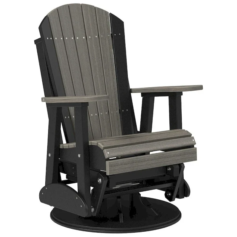 Poly Lumber Adirondack Swivel Glider Chair - 30W x 28D x 44H - Image 19 Poly Lumber Adirondack Swivel Glider Chair - 30W x 28D x 44H - Image 19