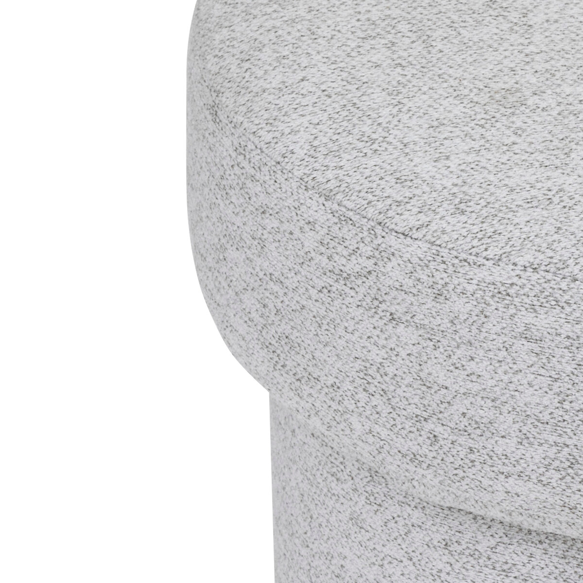 "Kita" pouffe Fabric, Grey