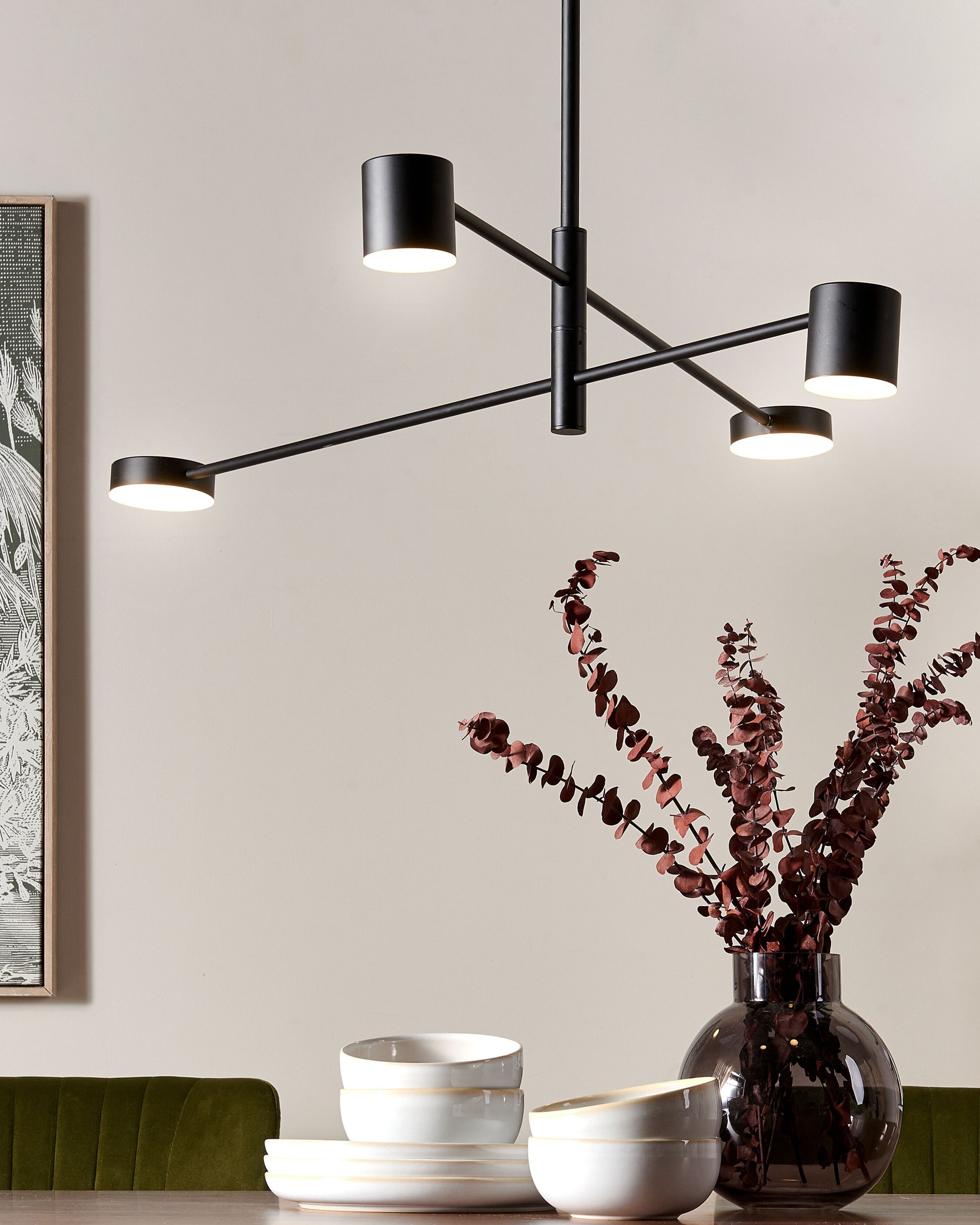 Pendant Lamp BANDON Metal Black