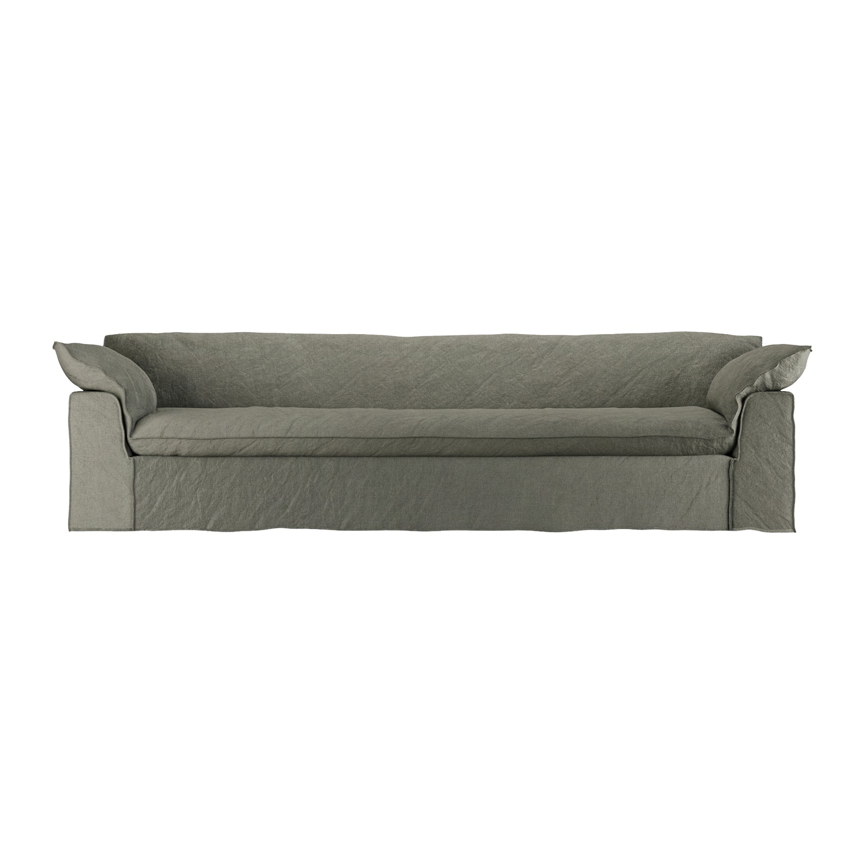 HKliving Nomad 5-zitsbank - Linnen - Army Green