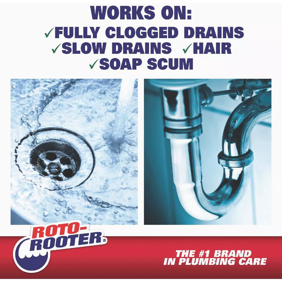 Roto-Rooter 64 Oz. Hair Clog Remover