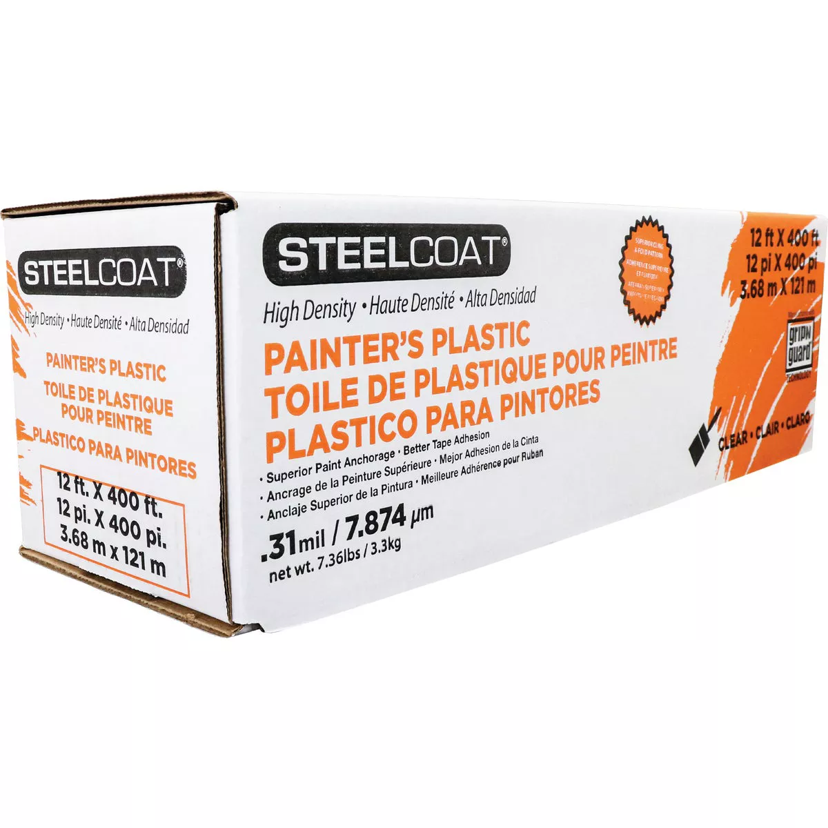 Steelcoat 12 Ft. x 400 Ft. .35 mil High-Density Plastic Sheeting
