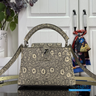 LV Capucines Mini (Taurillon Leather with Jewel-Encrusted Ha1:1High-quality replica