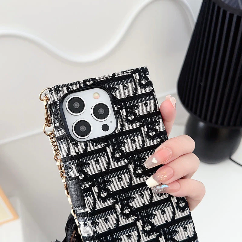 CD Bag Scarves Chain iPhone Case - Wholesale & Influencer