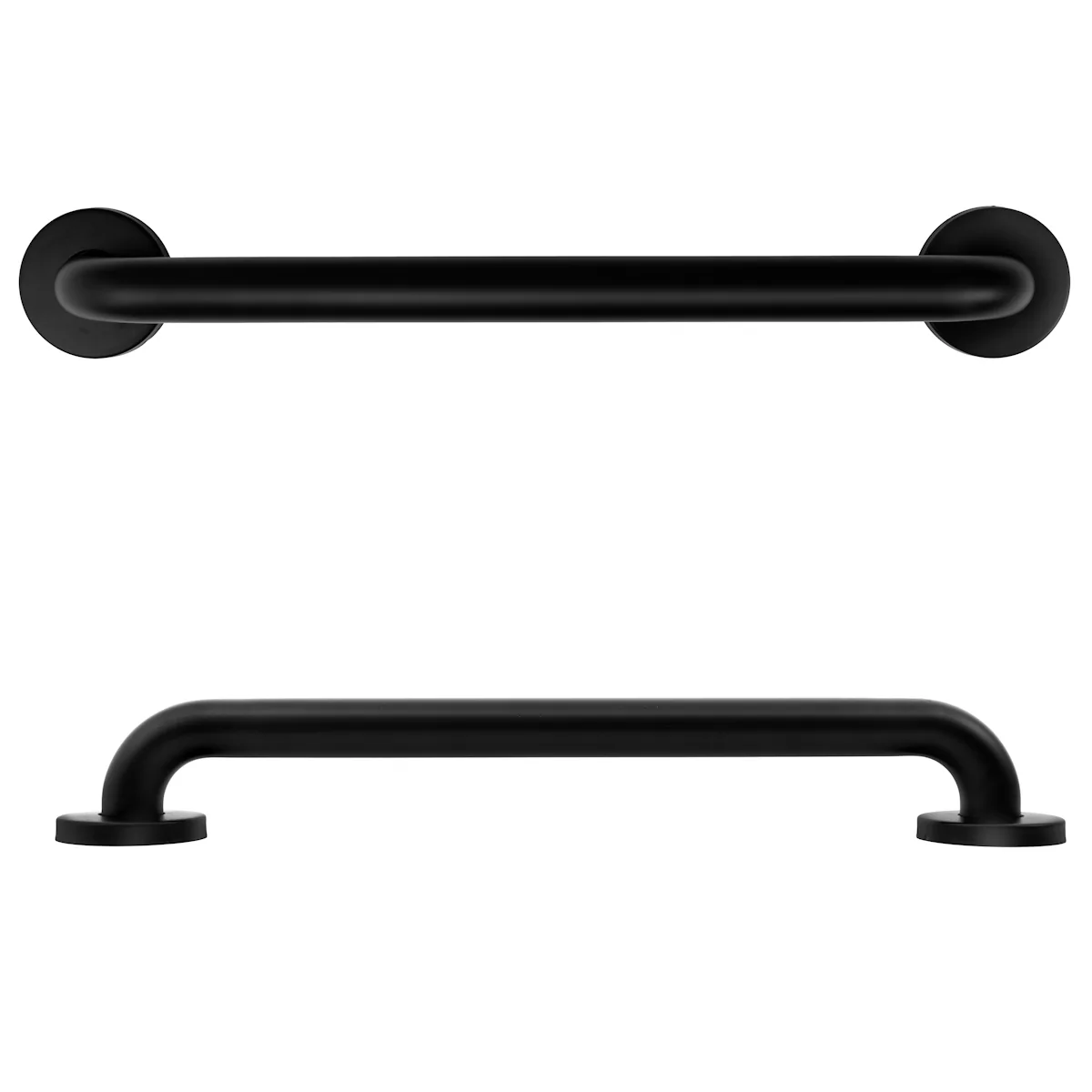 12 Inch Stainless Steel Black Shower Grab Bars for Shower Safety - Abilene Artificial Limb
