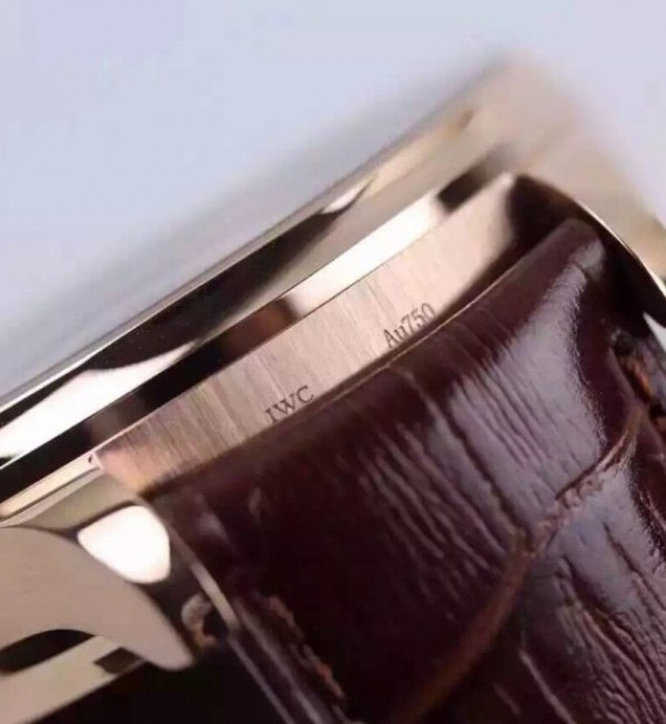 Replica IWC ZF Portuguese RG IW500702 Leather Strap A52010 - Top club