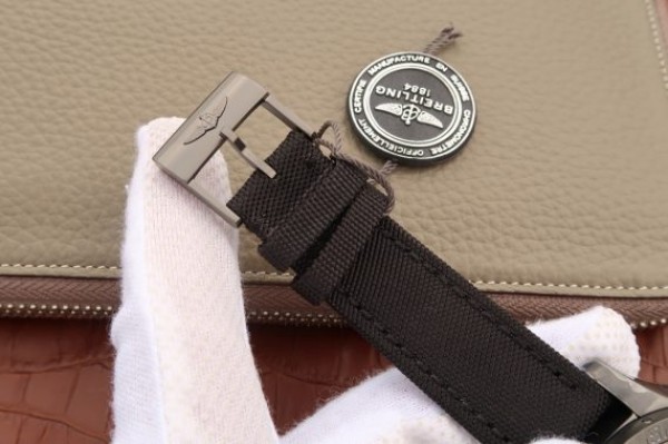 Replica Breitling Avenger II Seawolf PVD GF Black Dial Black Nylon Strap A2824 - Top club