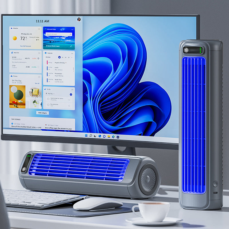 Compacte Draagbare Airconditioner met Snelle Koeling en Lange Batterijduur