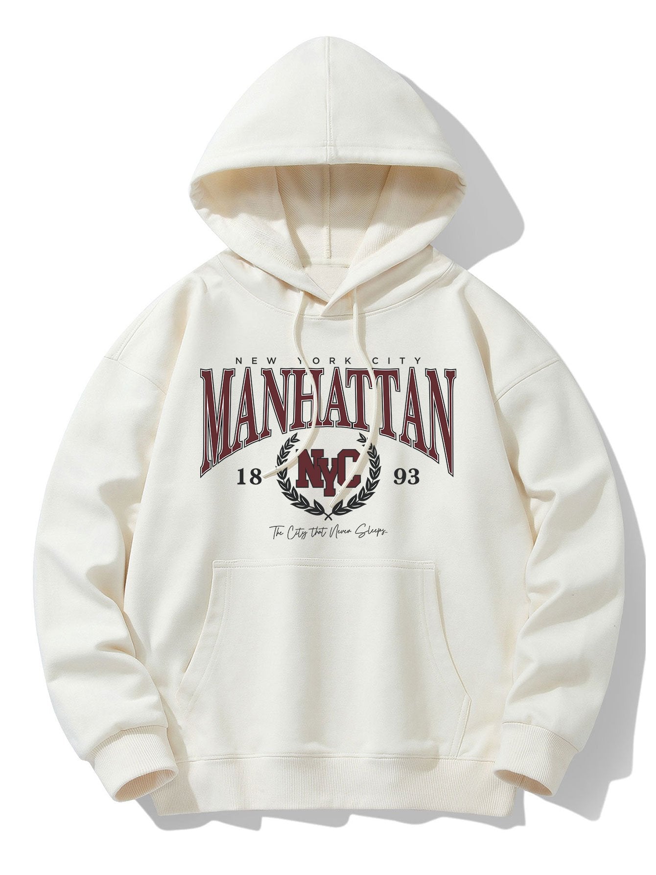 Manhattan Varsity Print Cotton Blend Hoodie & Jogger Pants