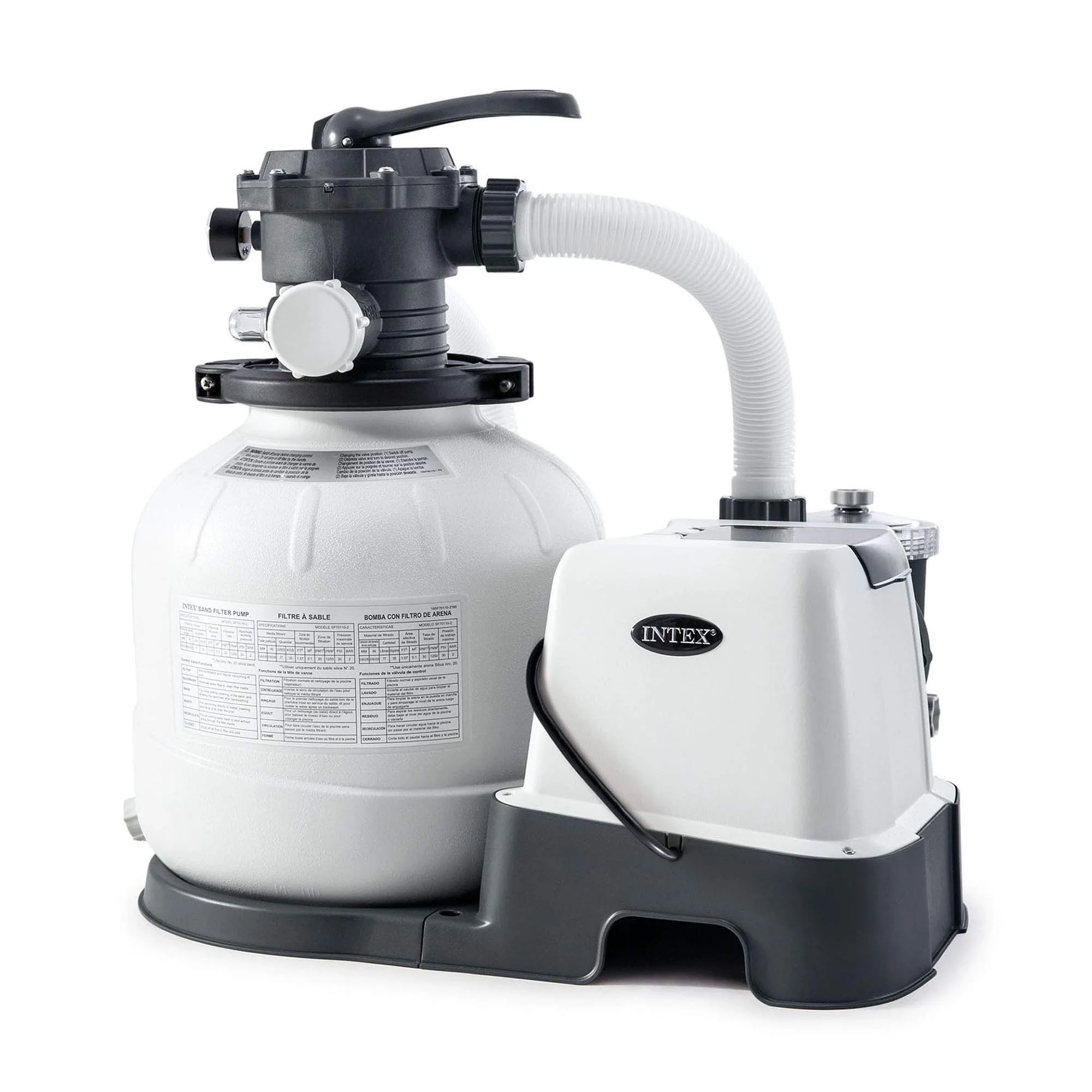 Intex 26661EG Krystal Clear Pool Small and Sleek Saltwater System, 110-120V - Image 19