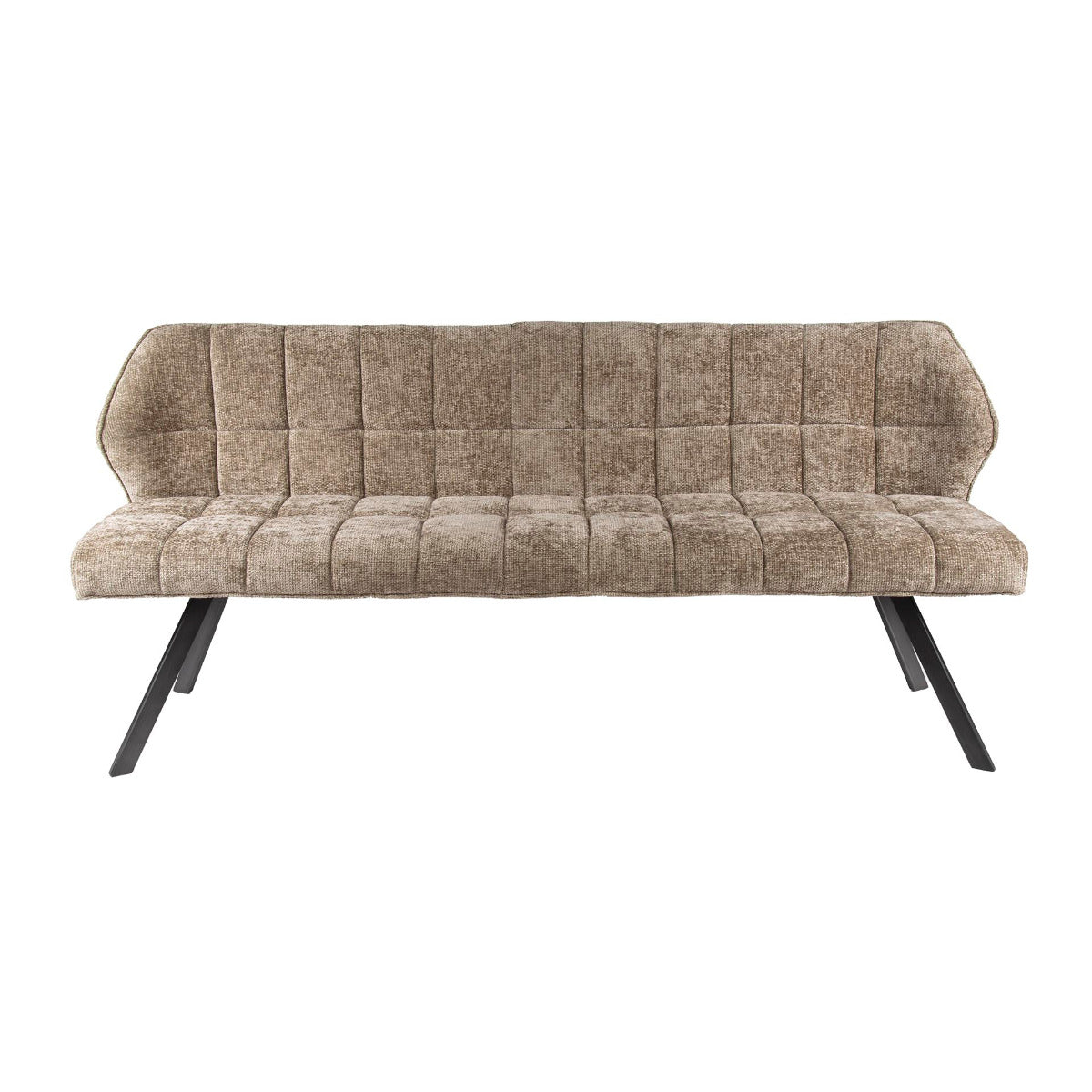 Fraaai - Ramon eetkamerbank 180 cm geweven - champagne