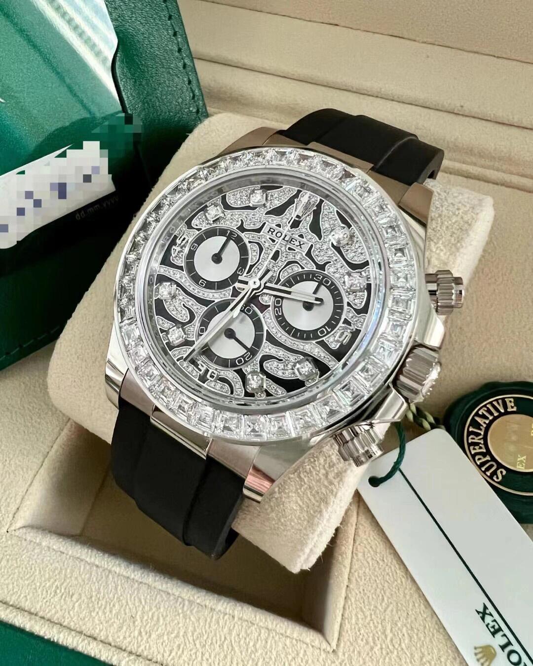 Rolex Daytona Eye of the Tiger White Gold 116589TBR(1:1 replica) - Top club