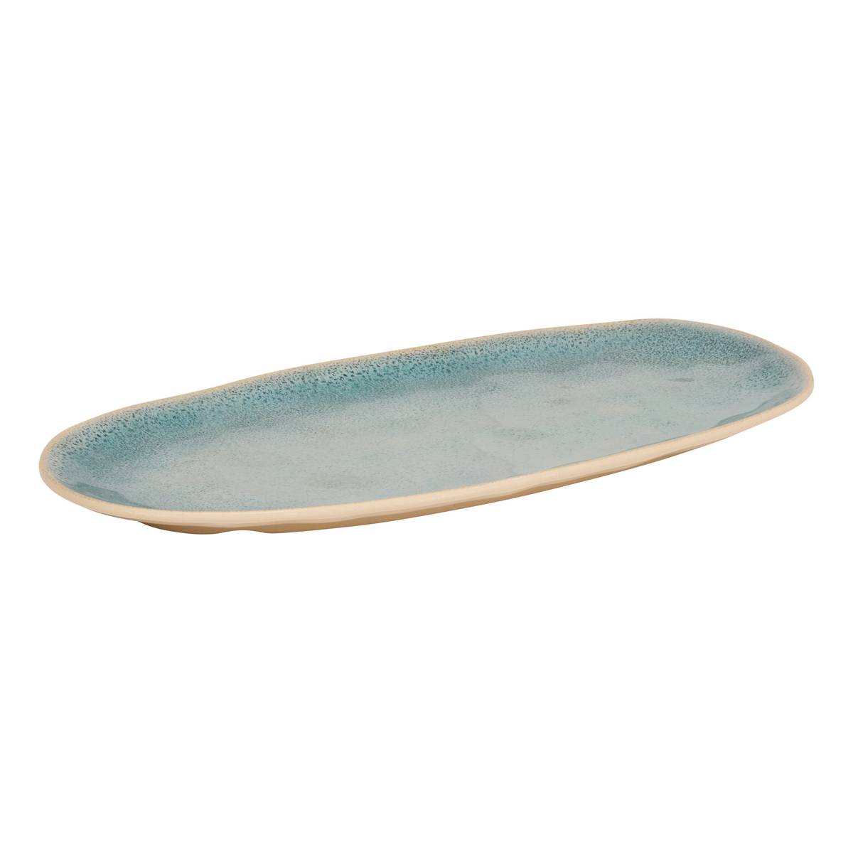 Plate "Pia" 38x19.1 cm, Blue