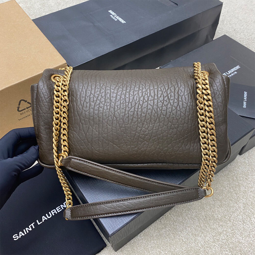 YSL Calypso Medium in Grained Lambskin Bag1:1High-quality replica