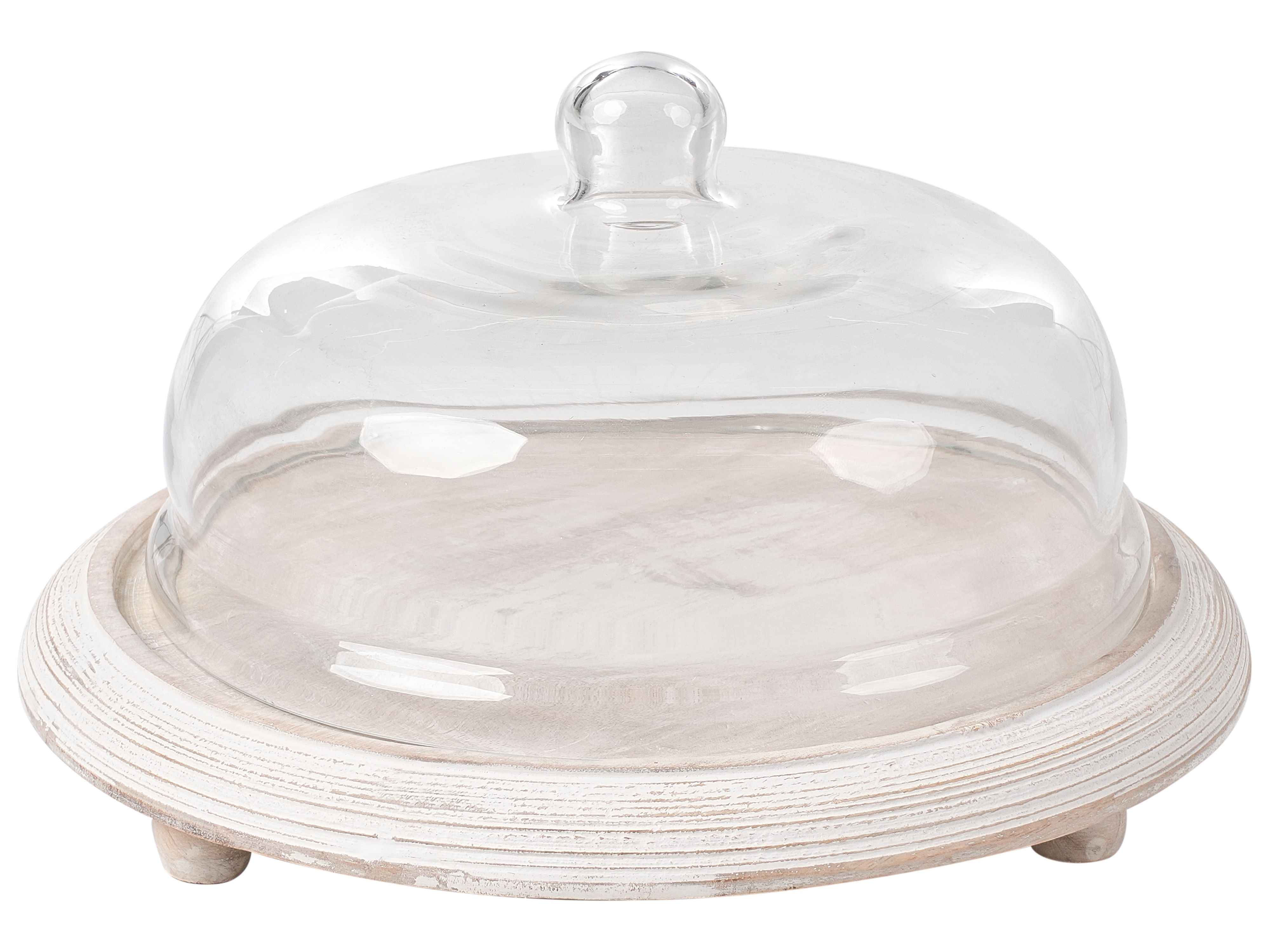 Cake Stand ZAGAZIG Mango Wood Light Brown