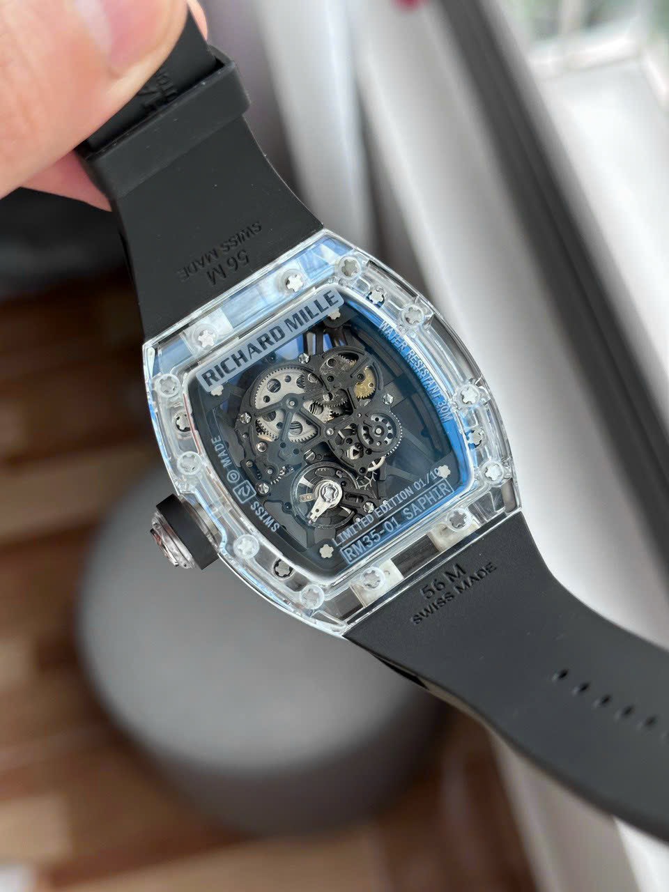 Richard Mille RM35-01 Rafa High Quality Replica Watch Rubber Strap 44mm - Top club