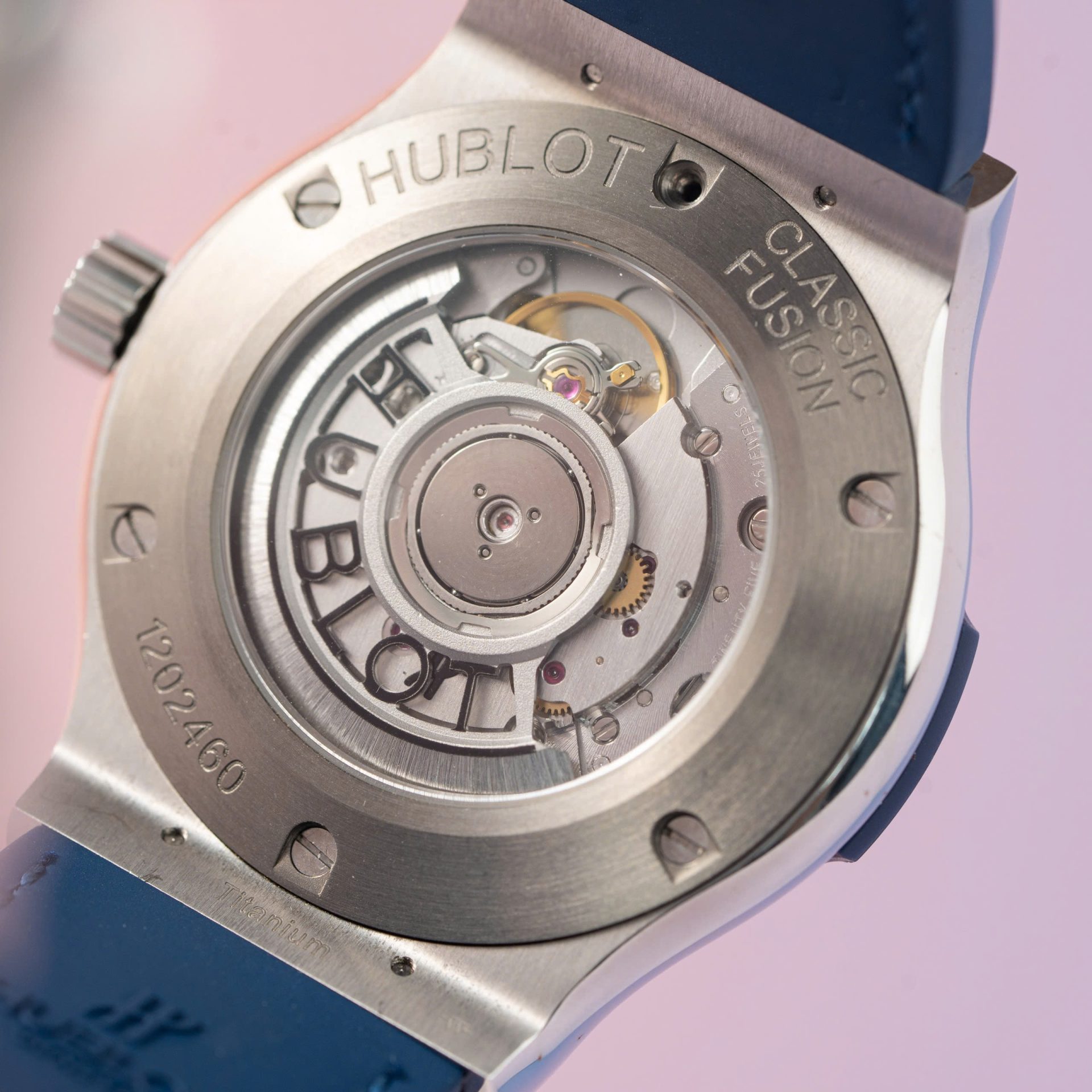 Hublot Replica 11 Watch Classic Fusion Full Natural Diamond Blue Dial 42mm - Top club