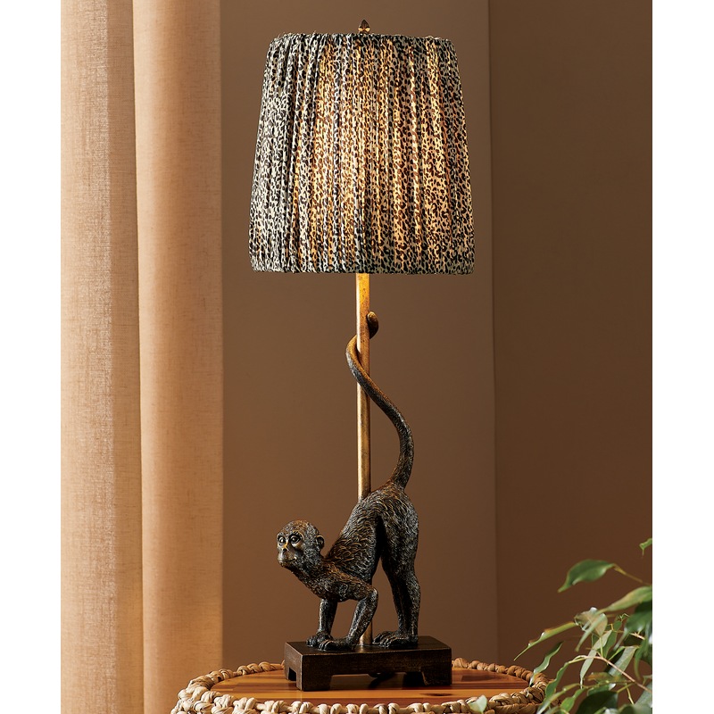 Monkey Table Lamp - MIDNIGHT VELVET CATALOG
