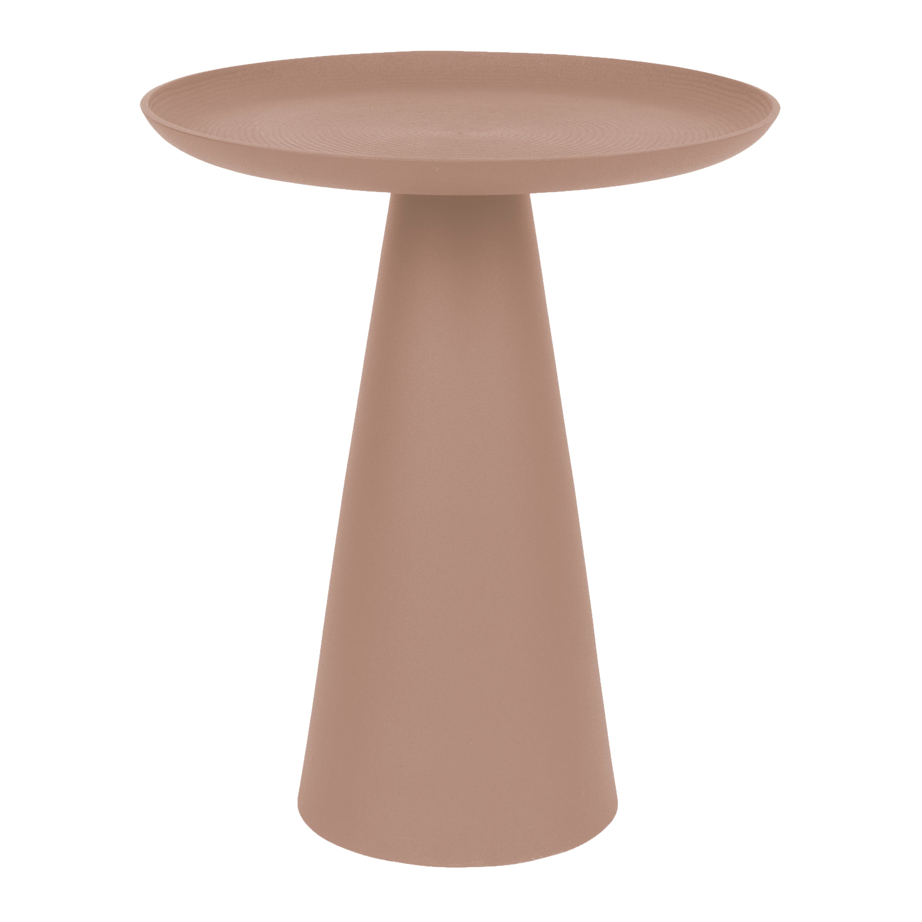 Blokker basic Tira Bijzettafel - Roze - Ø 34,5 cm